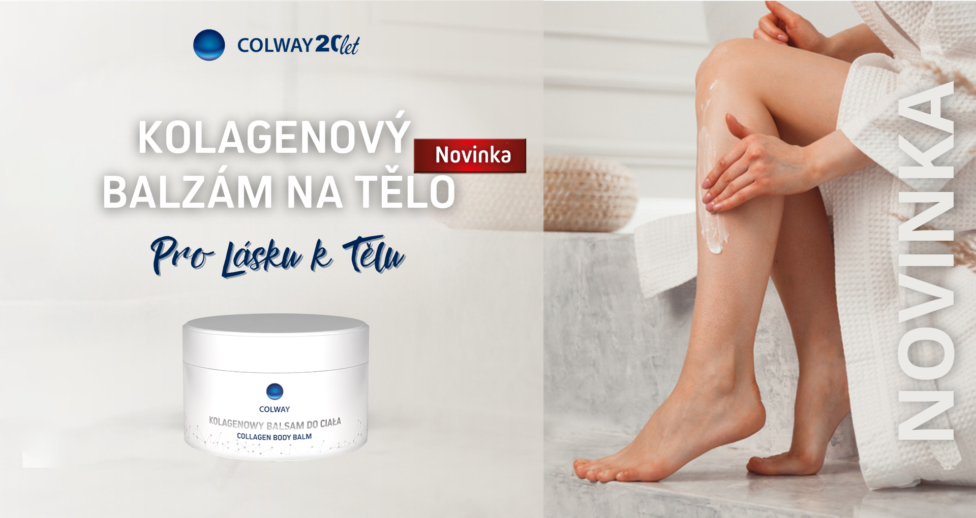 Kolagenovy balzam na telo Colway